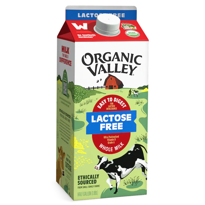 Organic Valley - MILK,OG2,WHOLE,LACT FREE - 64 FZ | Nature's Food
