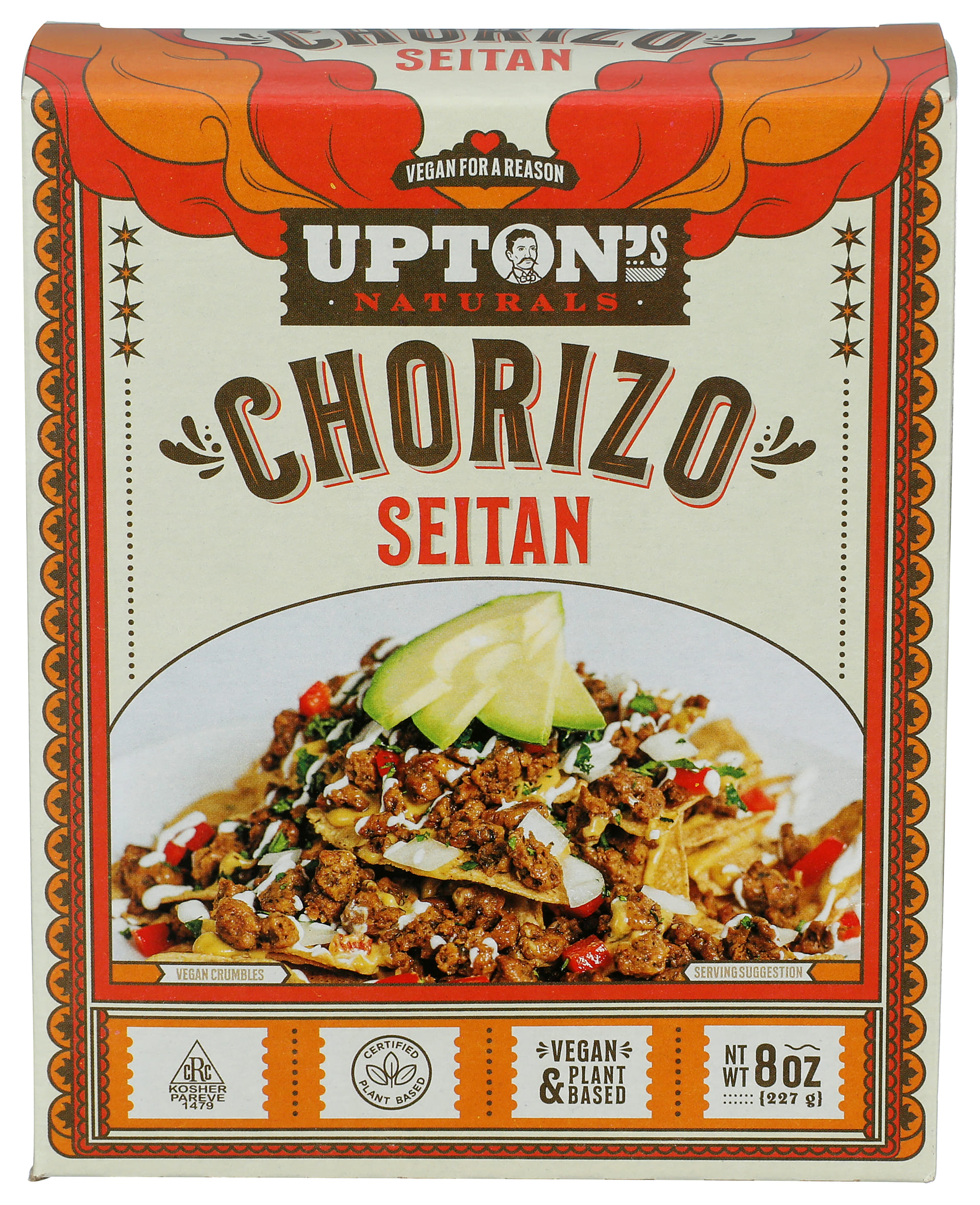 Upton's Naturals - SEITAN,CHORIZO - 8 OZ | Nature's Food Markets